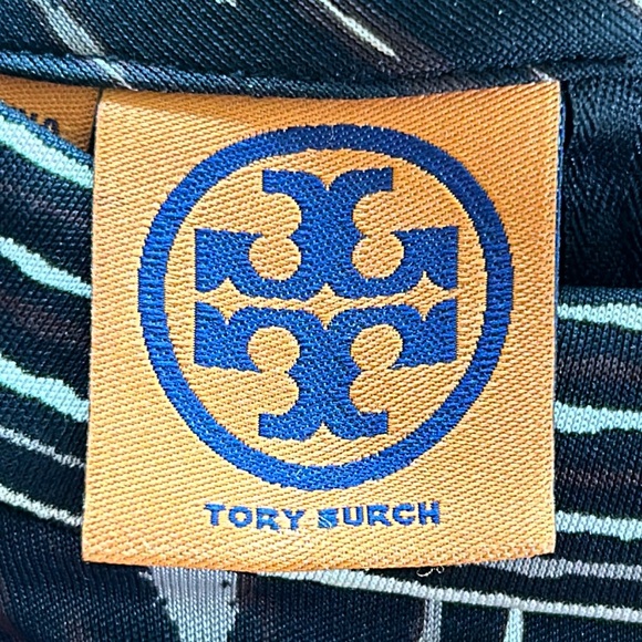 TORY BURCH Silk Jersey “Kareema” Midi Dress NEUTRAL US XL EUC - Picture 2 of 5